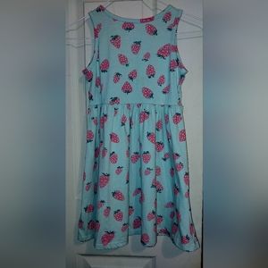 Girls Flip Flop Dress Sz 7 Member's Mark Pre-Owned